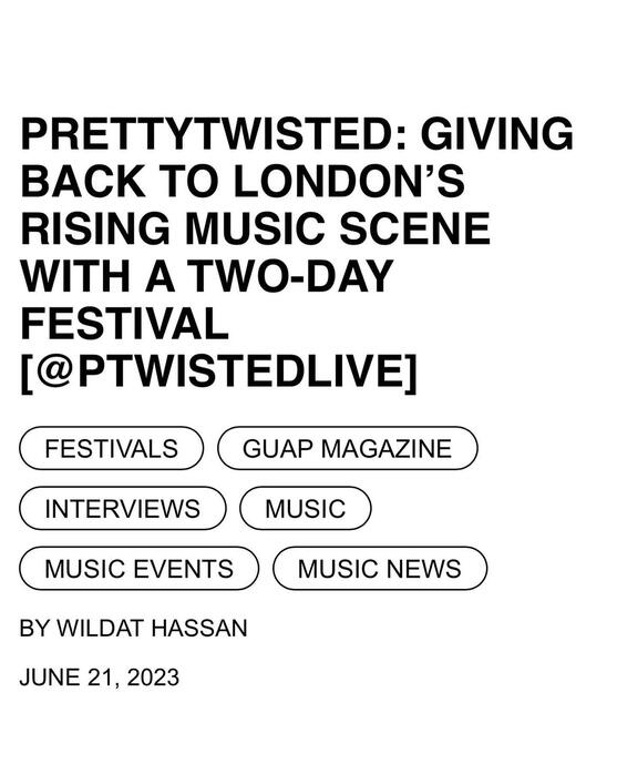 Featured in GUAP Mag: Words by Wildat Hassan